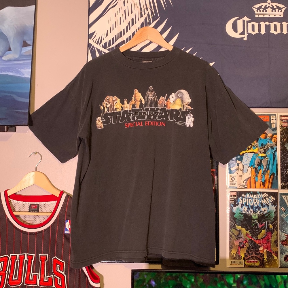 Rare Vintage 1997 Star Wars Special Edition Movie Promo T-shirt